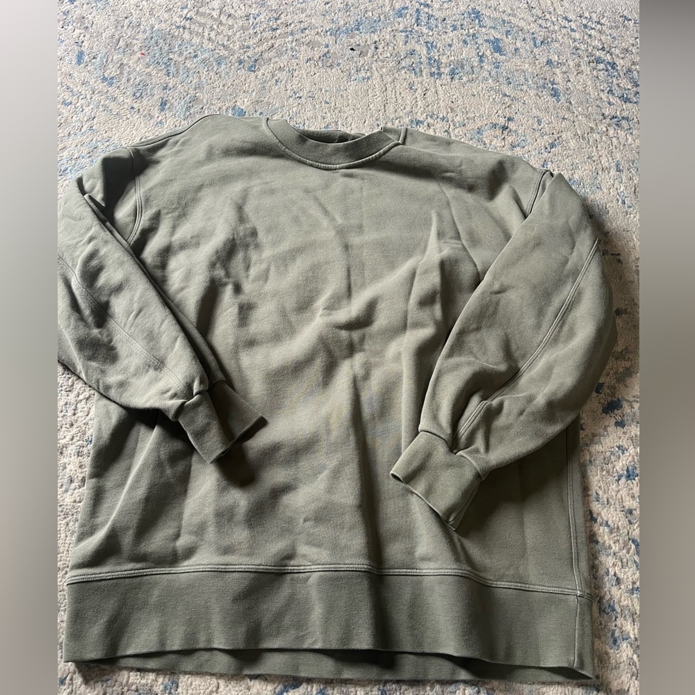Lululemon perfectly oversized sweater green size 8